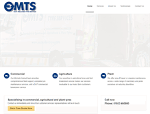 Tablet Screenshot of eastmidlandstyres.com
